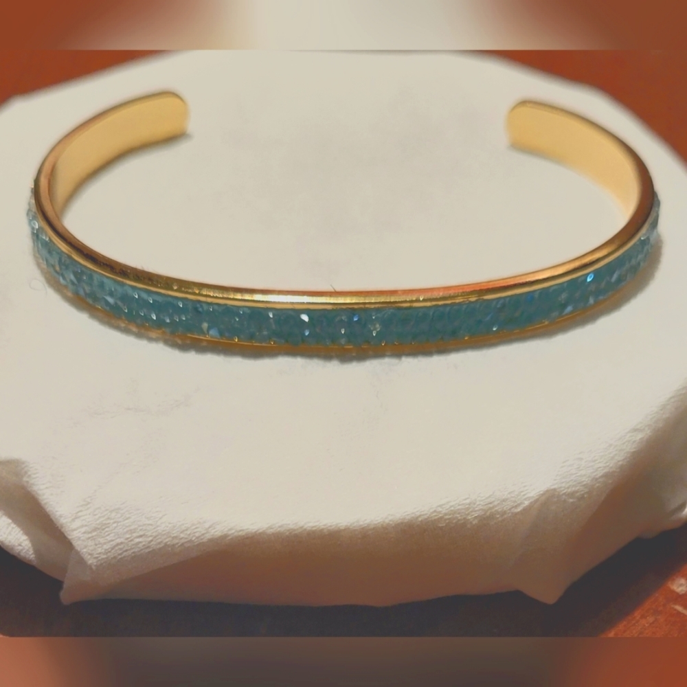 Luca + Danni Cuff Bracelet in Mint. Embrace the Journey.